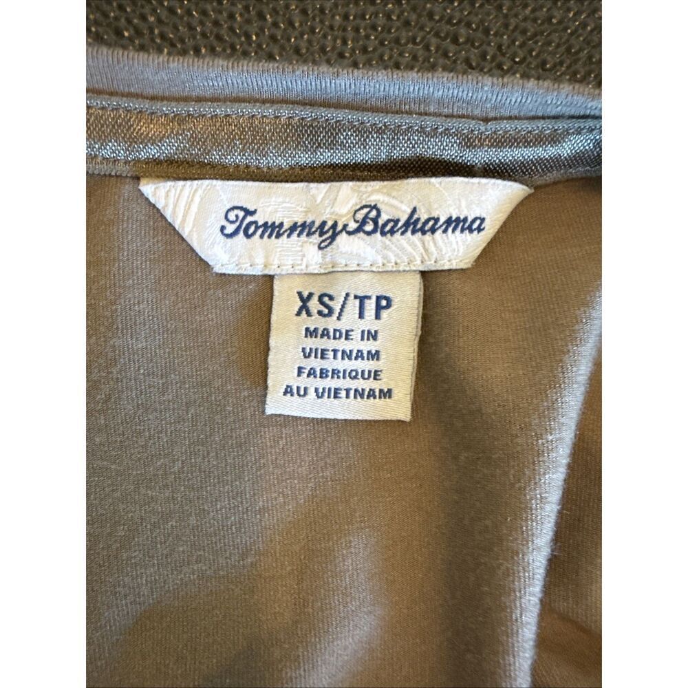 Tommy Bahama Boatneck Taupe 3/4 Sleeve T-shirt Size XS - Picture 4 of 6